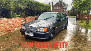 My Mercedes 190e 2.3 cosworth has its rust repairs sorted out part 1