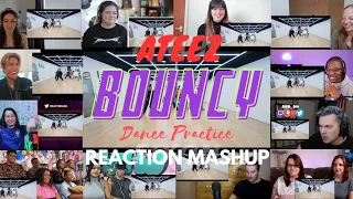 ATEEZ(에이티즈) - 'BOUNCY (K-HOT CHILLI PEPPERS)' Dance Practice REACTION MASHUP