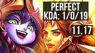 LULU & Vayne vs LEONA & Jinx (SUPPORT) | 1/0/19, 2.3M mastery, 700+ games | EUW Master | v11.17