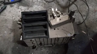Замена радиатора печки со снятием торпедо хюндай н200