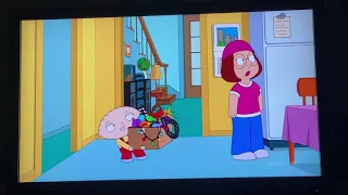 Family Guy Stewie asks Meg to help with the Christmas decorations