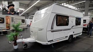 FENDT BIANCO ACTIV 390 FHS CARAVAN CAMPING RV TRAVEL TRAILER WALKAROUND AND INTERIOR