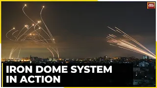 Iron Dome System Destroys Rockets As More Rockets Strike On Tel Aviv, Israel | Israel Vs Hamas