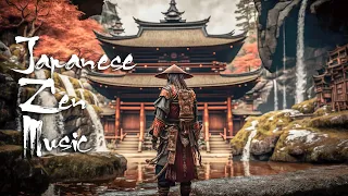 Twilight at the Japanese Temple - Japanese Zen Music - Japanese Flute Music For Soothing, Meditation