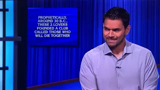 Cris Pannullo, 20-day Jeopardy defending champion found BACK TO BACK DAILY DOUBLES all-new tonight