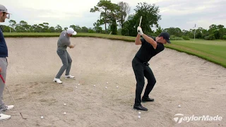 How to Play Out of a Bunker with Rory, DJ & Rahm | TaylorMade Golf