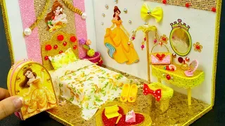 DIY Miniature Dollhouse Room ~ Belle Room Decor, Backpack