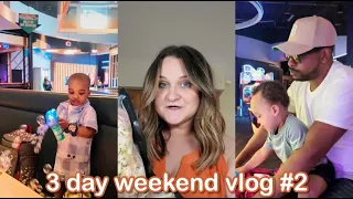 3 Day Weekend Vlog 2 - Pregnant mom takes her toddler to Target, Trader Joes, Dave & Busters & more!