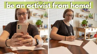 WRITING LETTERS TO POLITICIANS! How to be an activist from home // Letters for Change ✏️