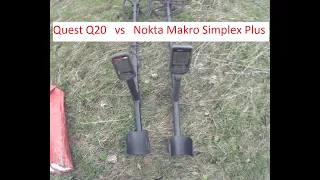 Сравнение Nokta Makro Simplex & Quest Q20