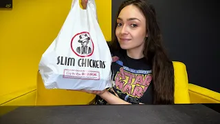 ASMR Eating Slim Chickens Slims Meal While Whispering You Into a Relaxing Sleep