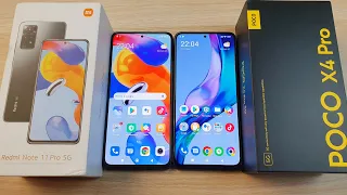 REDMI NOTE 11 PRO VS POCO X4 PRO - ПОЛНОСТЬЮ ОДИНАКОВЫЕ ТЕЛЕФОНЫ? СРАВНЕНИЕ!