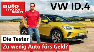 VW ID.4 Pro Performance: Zu wenig Auto fürs Geld? - Test/Review | auto motor und sport