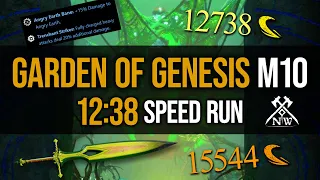 GARDEN OF GENESIS SPEED RUN 12:38 - BUILD INCLUDED.