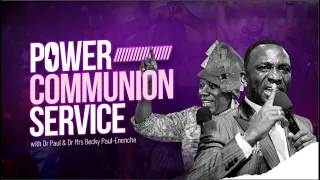 ABOVE ONLY IN DOMINION//POWER COMMUNION SERVICE. 08-05-2024
