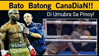 MaLaking CanadiAN Boxer DiNayo Ng PaLaban Na Pinoy Di Umubra Ang Tigas Sa Bakbakan