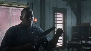 Cut/Hidden Cutscene - Charles breaks out Arthur out of jail in Annesburg - Red Dead Redemption 2