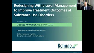 Redesigning Withdrawal Management to Improve Treatment Outcomes of Substance Use Disorders