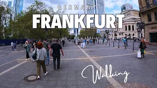 Frankfurt, GERMANY | Delightful! | Walking Tour 4K HDR