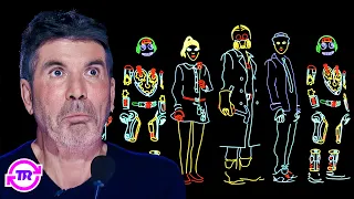 Every Light Balance Performance on Got Talent EVER!