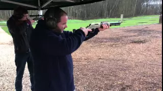 .44 Magnum Henry Mares Leg shoot at Bisley, UK