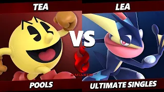 Kagaribi 11 - Tea (Pac-Man) Vs. Lea (Greninja) Smash Ultimate - SSBU