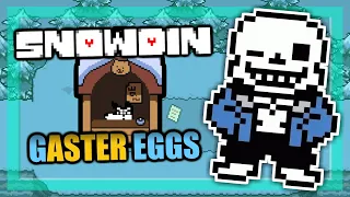 ALL Undertale Secrets in the Snowdin Forest - Snowman, Snowdrake, Gyftrot, Spaghetti & More!