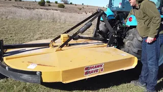 Tractor Rotary Cutter Setup (Pt. 2/2)