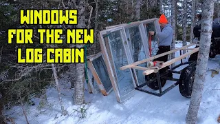Windows For The New Log Cabin