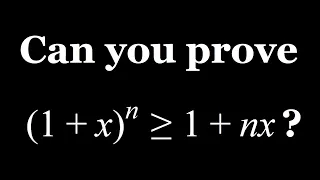 Proving An Inequality In Two Ways