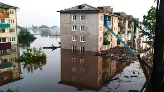 Наводнение Тулун Россия. Flood Tulun Russia.. Кадр Дня.  Катаклизмы  дня