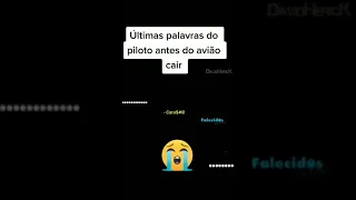 Últimas conversas do piloto, na hora da queda😓😓/ACIDENTE MARILIA MENDONÇA