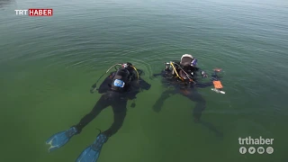 TRT Haber "Mavi Tutku" ekibi Van Gölü'nde yeni bir keşfe imza attı