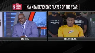 Giannis Has Priceless Reaction To Shaq Trying To Speak Greek