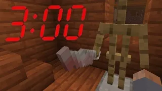 Проклятый манекен приследует меня в 3:00 ночи в Minecraft