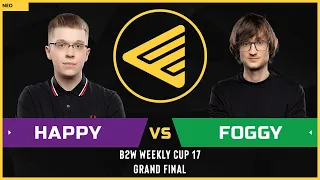 WC3 - B2W Weekly Cup #17 - Grand Final: [UD] Happy vs. Foggy [NE]