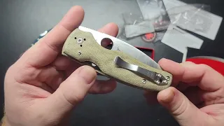 Spyderco Shaman m4 unboxing