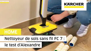 Nettoyeur de sols sans fil FC 7 : le test d’Alexandre | Kärcher