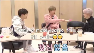 jinminkook being the funniest trio