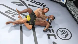 Israel Adesanya vs. Charles Oliveira Full Fight (EA Sports UFC 4)