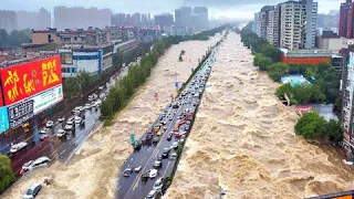 Flood of the Century in Beijing! The World is shocked by footage from the capital of China!