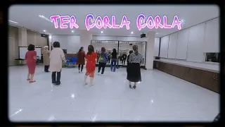 Ter Corla Corla - Line Dance , Demo by Ladies Banker