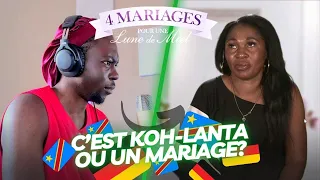 DES CHENILLES AU REPAS😱? C'EST UN MARIAGE OU KOH-LANTA | 4 Mariages Pour Une Lune De Miel #reaction