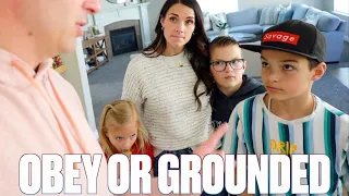 OUR KIDS HAVE A REALLY HARD TIME OBEYING THIS SIMPLE RULE AFTER SCHOOL | OBEY OR GET GROUNDED!