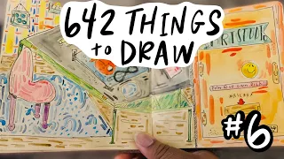 stepping out of my comfort zone w/ more drawing prompts // 642 Things To Draw #6