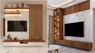 Modern Living Room TV Unit Designs 2024 l wood wave