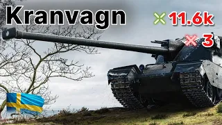 Still a cool heavy tank at level 10 World of Tanks 🔥 Kranvagn 🔥 3 Kills 11,6K Damage