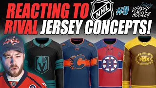Reacting to RIVAL NHL Jersey Concepts! Ft @lifeofaustin1062