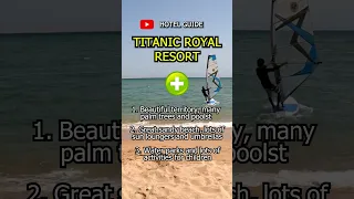 Titanic Royal Resort PROS&CONS #shorts  #egypt #travelvlog