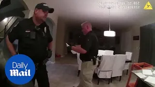 Bodycam shows cops searching Chris Watts home after the murders